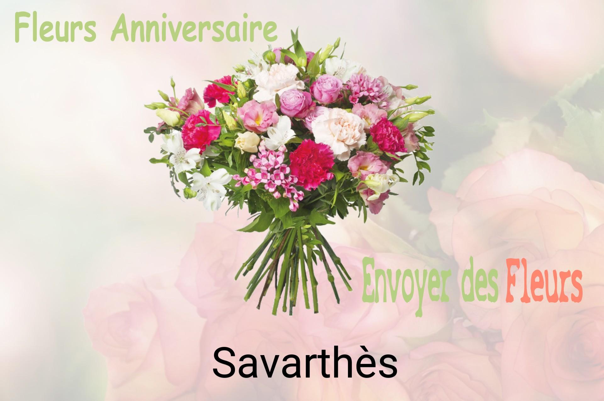 Bouquet de fleurs d’anniversaire livré à Savarthès
