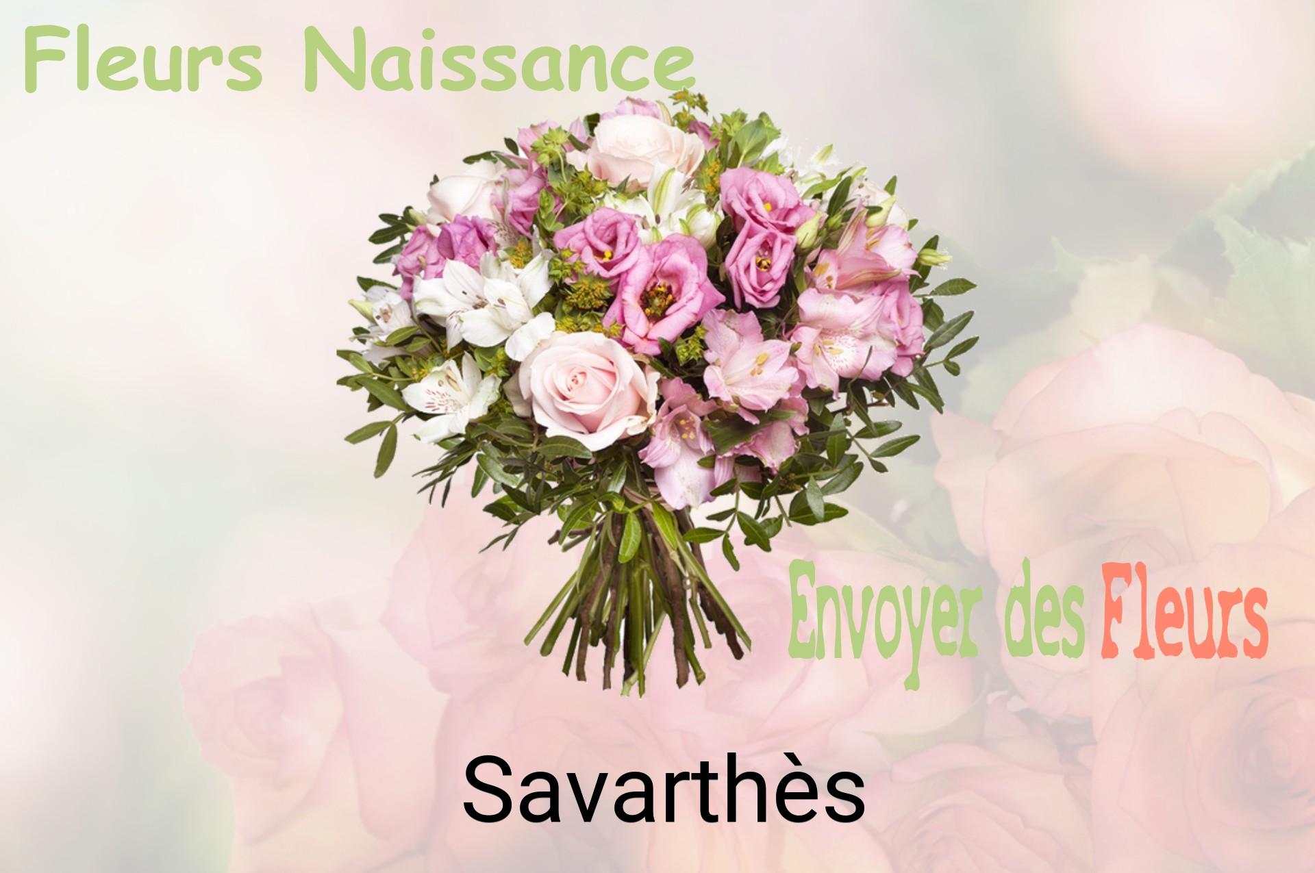 Bouquet de fleurs de naissance livré à Savarthès
